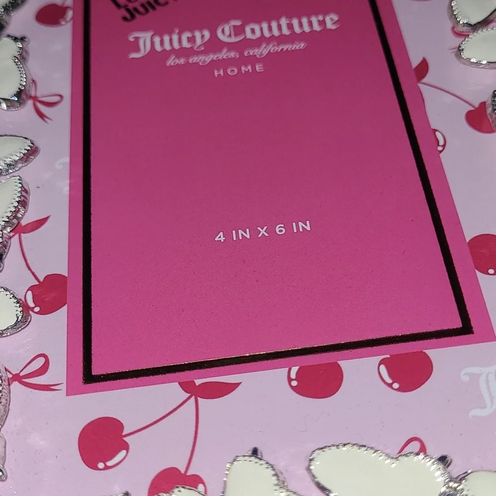 Juicy Couture Pink Butterfly Photo Frame - 4x6